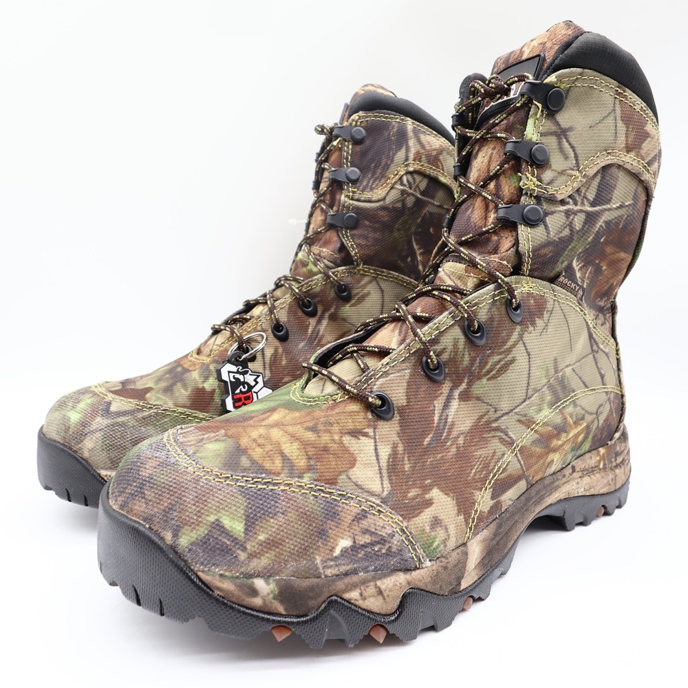 Rocky GameSeeker Hunting Boots Mens 11 Camo Nylon Waterproof RKY0016 New - Picture 3 of 16